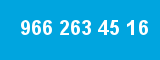 966 263 45 16 966 263 45 16